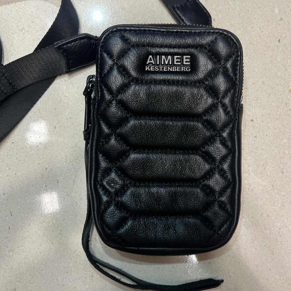 Aimee Kerstenberg Faux Leather Phone Bag